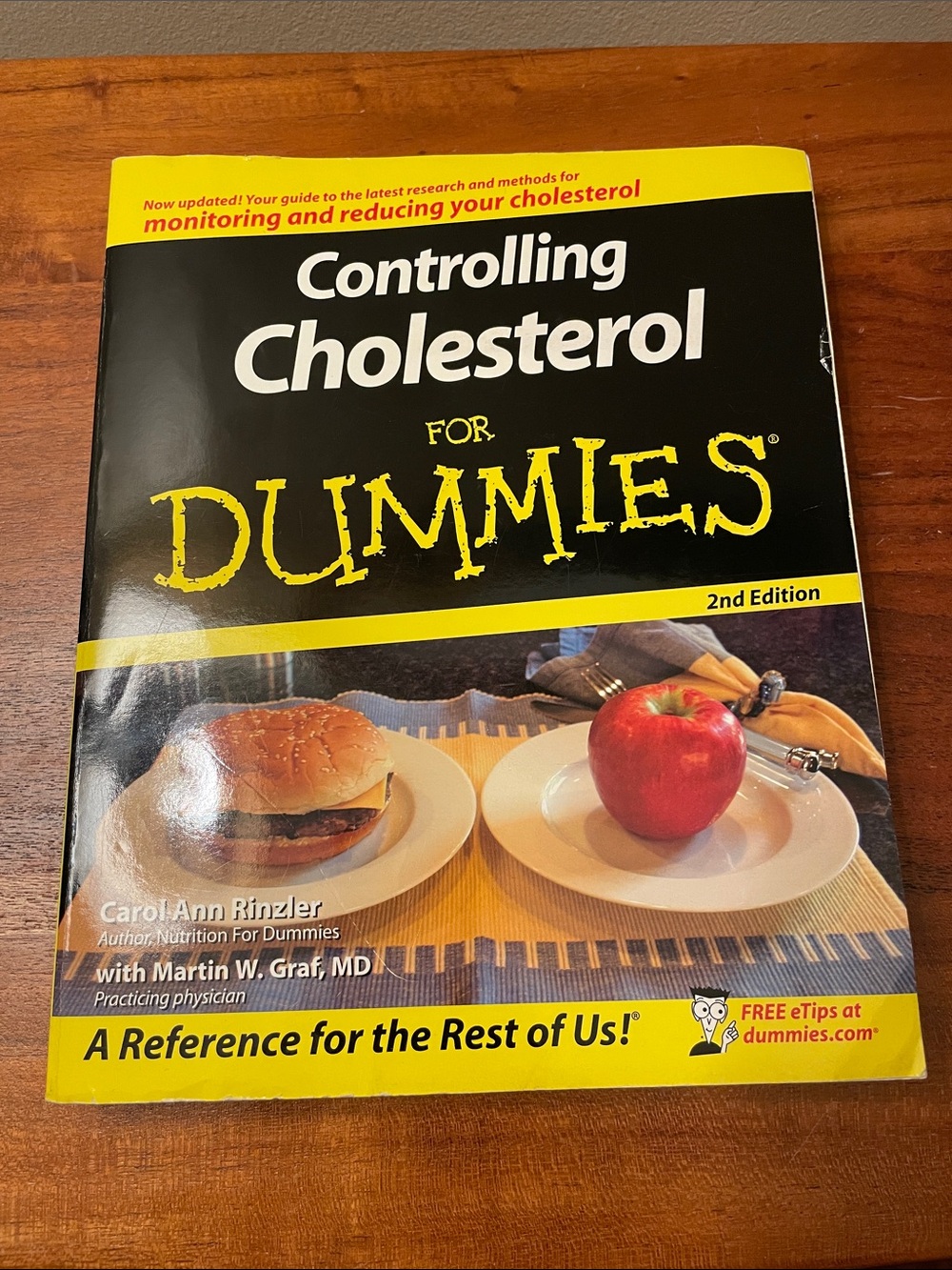 Controlling cholesterol for dummies book health diet nutrition